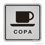 Placa de alumínio Copa Sinalize