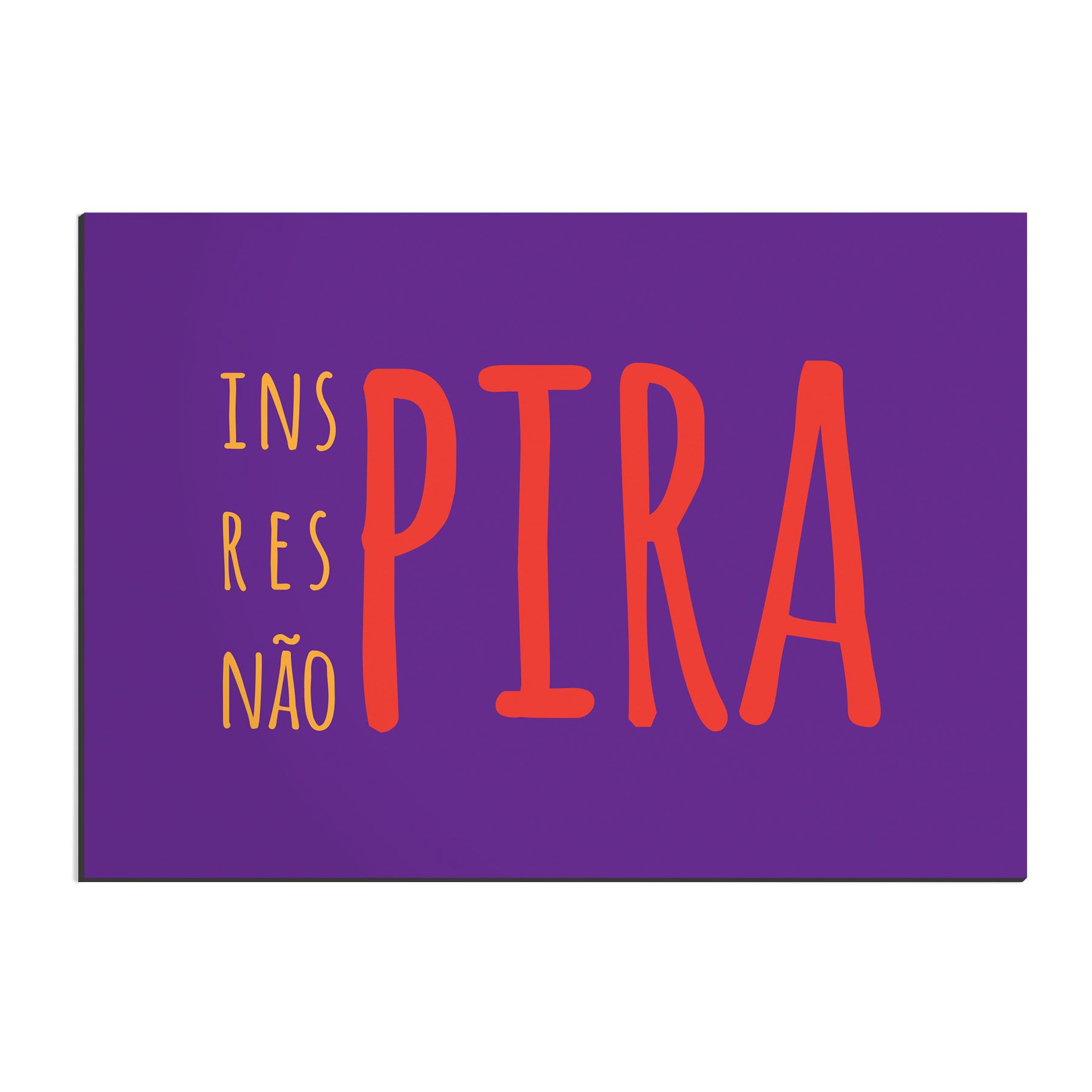 Placa Decorativa Inspire 29x44cm