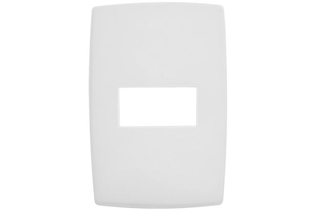 Placa para 1 Posto Horizontal Gloss 4x2