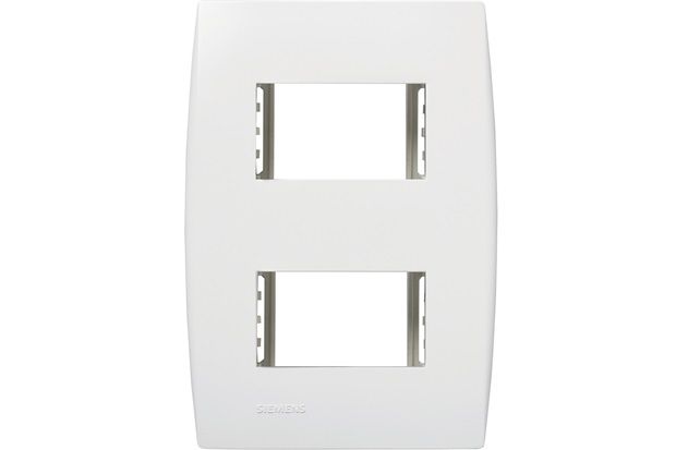 Placa para 2 Módulos Separados com Suporte 4x2 Ilus Branco