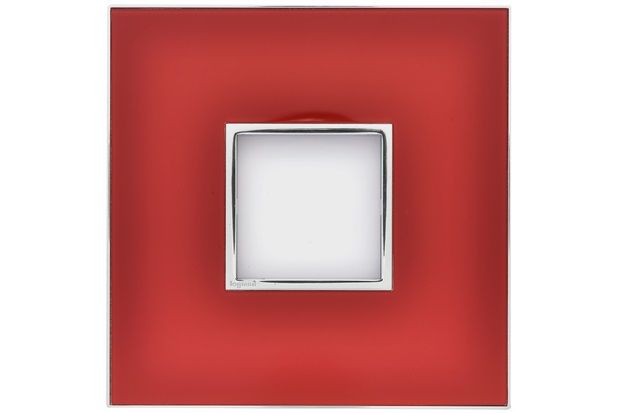 Placa para 2 Postos Arteor Mirror Red 4x4