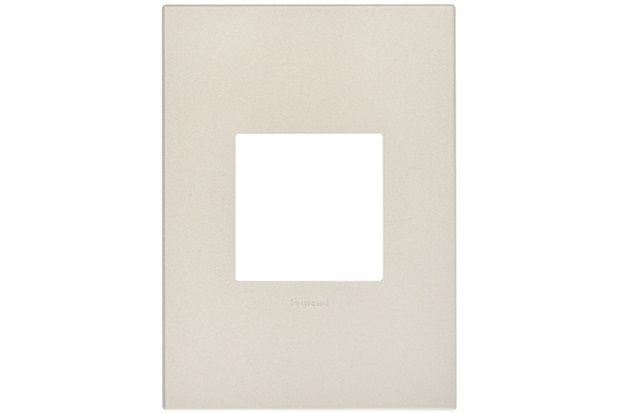 Placa para 2 Postos Arteor Pearl Alumínio 4x2