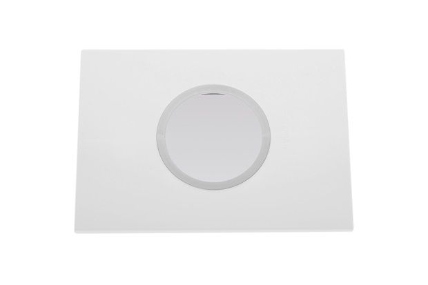 Placa para 2 Postos Redonda Arteor White 4x2