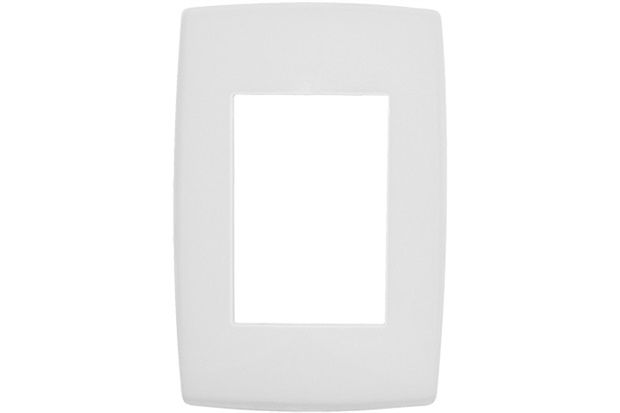 Placa para 3 Postos 4x2 Pialplus Branca
