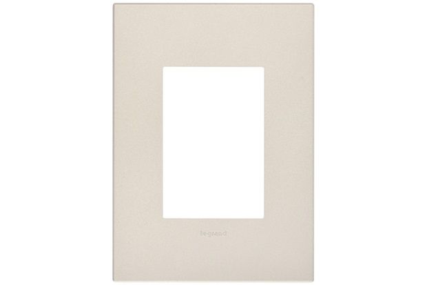 Placa para 3 Postos Arteor Pearl Alumínio 4x2