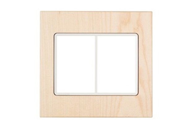 Placa para 6 Módulos 4x4 Platano Nature Delta Luxo 5tg98521pa12