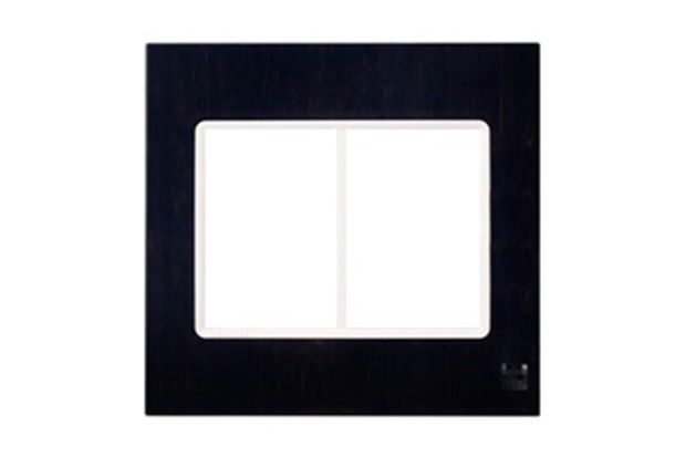 Placa para 6 Módulos 4x4 Wenge Crystal Delta Luxo 5tg98521pa15