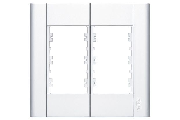 Placa para 6 Módulos Modulare 4x4 Branco 230