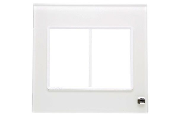 Placa para 6 Postos 4x4 Ice Crystal Delta Luxo