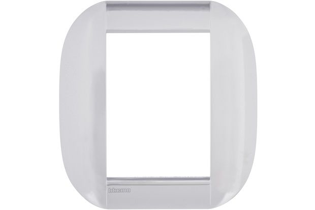 Placa para 6 Postos Redondo 4x4 Cromo