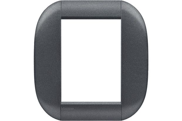 Placa para 6 Postos Redondo 4x4 Grafite