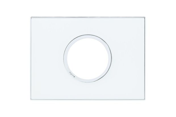 Placa Redonda Arteor Mirror White 4x2