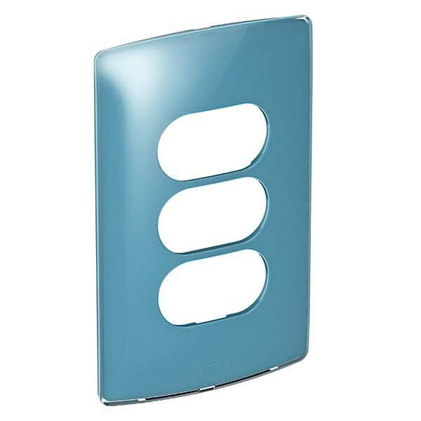 Placa sem Suporte 4x2 Azul Nereya Pial Legrand