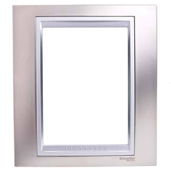 Placa sem Suporte 4x4 Cinza Única Top Schneider