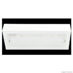 Plafon 50x20cm para 2 lâmpadas Valencia transparente Tualux