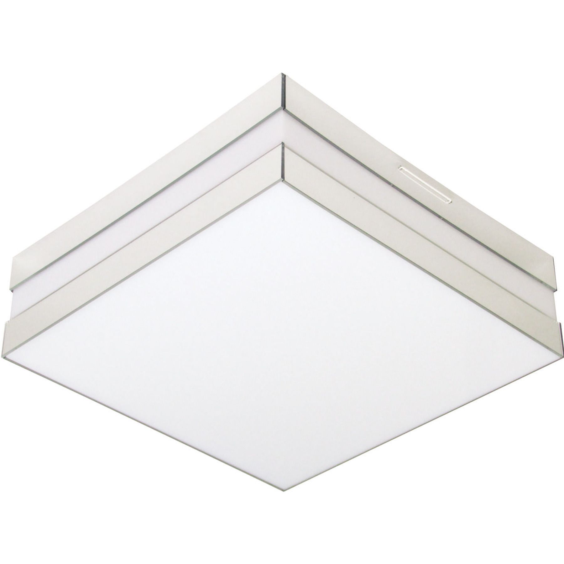 Plafon Bilbão M Quadrado Acrílico Espelhado Bivolt Tualux