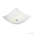 Plafon de aço para 2 lâmpadas E27 Matrix 30x30cm bivolt 60W branco Bronzearte