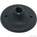 Plafon E27 14x14cm para 1 lâmpada preto Taschibra