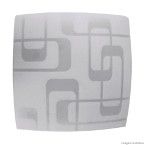 Plafon Leblon 30x30cm para 2 lâmpadas E27 Bronzearte