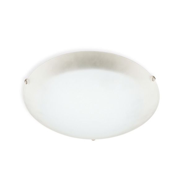 Plafon LED Classic Redondo Cristal Branco Bivolt Blumenau Iluminação