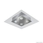 Plafon Monaco 49x49cm para 4 lâmpadas E27 espelhado Tualux