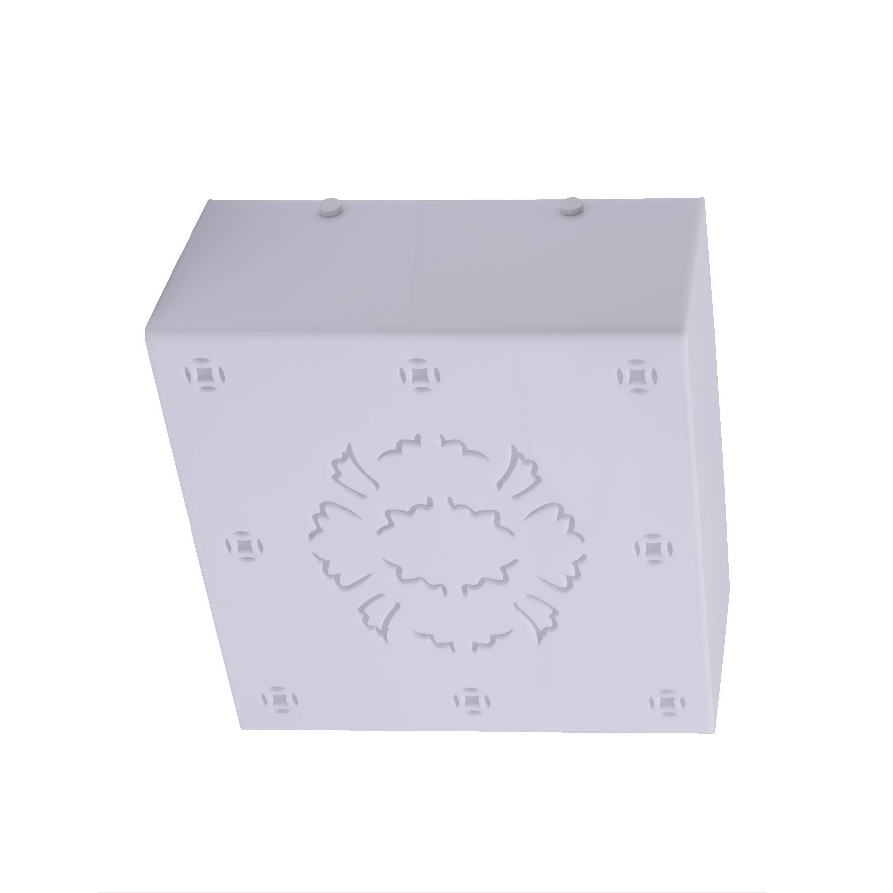 Plafon Paola M Quadrado Acrílico Branco Bivolt Inspire