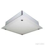 Plafon para 1 lâmpada Malaga 22x22cm branco Tualux