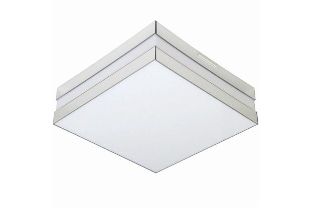 Plafon para 2 Lâmpadas Bilbao Espelho Quadrado