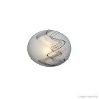 Plafon para 2 lâmpadas E27 60W Ipanema 30cm branco Bronzearte