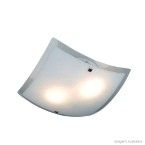 Plafon para 2 lâmpadas E27 Toronto 30cm branco Bronzearte