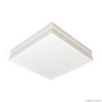 Plafon quadrado para 4 lâmpadas 20W Bilbão 36x36cm branco Tualux