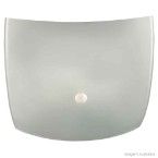 Plafon quadrado pequeno Central branco Bronzearte