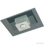 Plafon retangular para 1 lâmpada E27 Spacial PMR 135 100W Pantoja