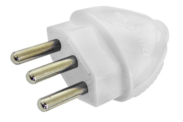 Plugue Desmontável 2 Pólos Terra 10a