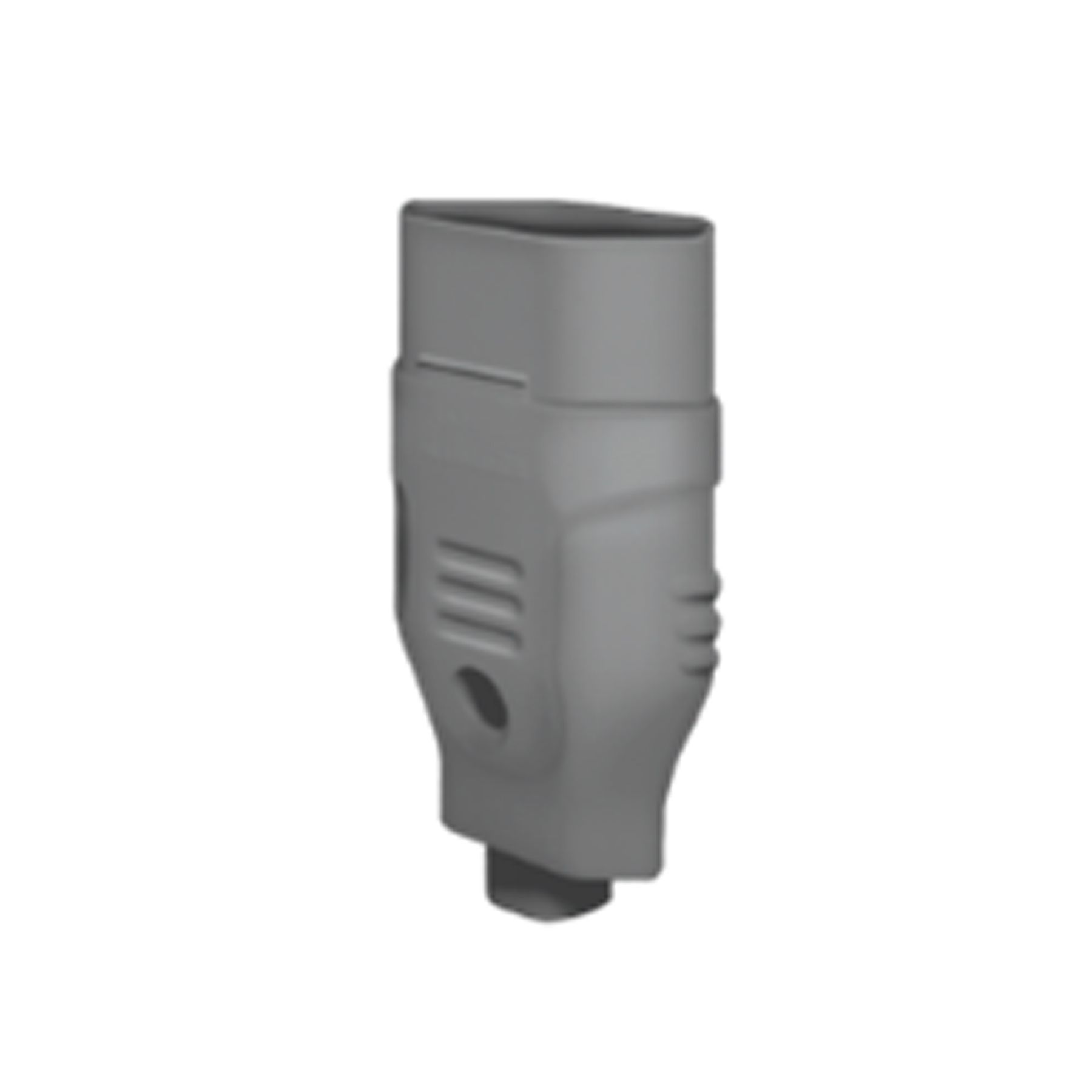 Plugue Fêmea 2Pólos Terra 10A Cinza Alumbra