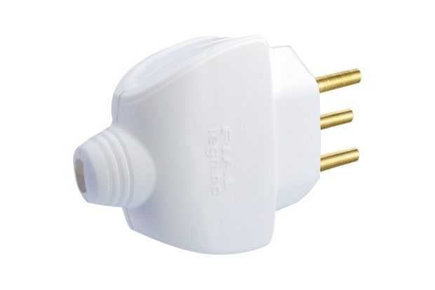 Plugue Monobloco 2p T 10a Branco