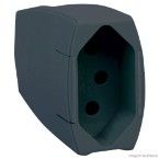 Plugue prolongador 10A bivolt preto Pial