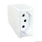 Plugue Prolongador 20A branco Pial