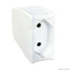 Plugue Prolongador bipolar 20A branco Pial