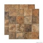 Porcelanato bold 53x53cm HD terracota acetinado Porto Ferreira