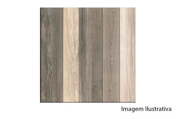 Porcelanato Esmaltado Borda Bold Parquete Plus Cedro 61x61cm