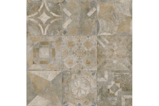 Porcelanato Esmaltado Borda Reta Vintage Decorado Cimento 60x60cm