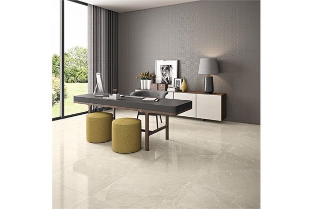 Porcelanato Illuminato Bege Retificado Polido 82x82cm