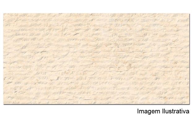 Porcelanato Lanzi 51x103cm Muretto Crema