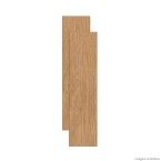 Porcelanato retificado 24,5x100cm Ecofloor acetinado carvalho Villagres