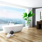 Porcelanato retificado 35x70cm Evidence Brick ipê claro Delta