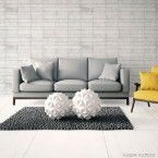 Porcelanato retificado 35x70cm Evidence Brick white Delta