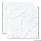 Porcelanato retificado 50x50cm Calacata cinza brilhante Lanzi