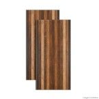 Porcelanato retificado 52x104cm HD Malbec esmaltado marrom Porto Ferreira