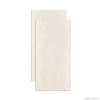 Porcelanato retificado 52x104cm HD Romano esmaltado travertino bianco Porto Ferreira